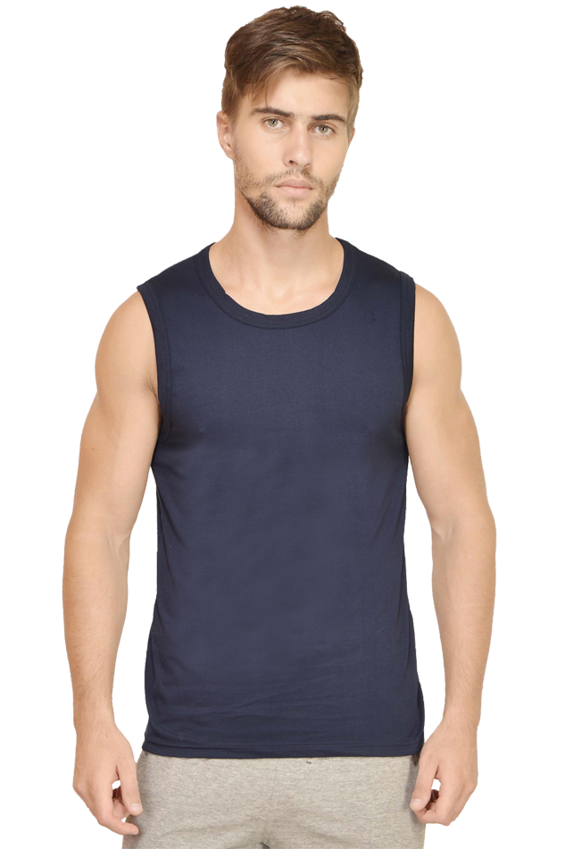 NAVY GYM VEST