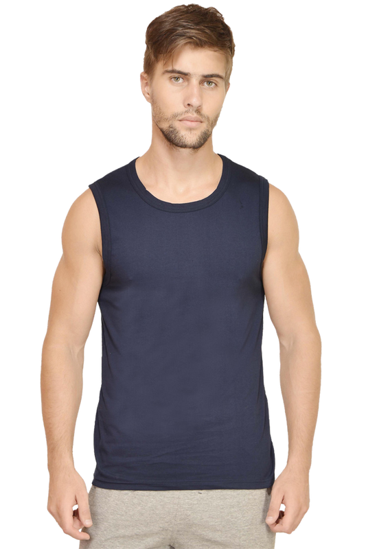 NAVY GYM VEST