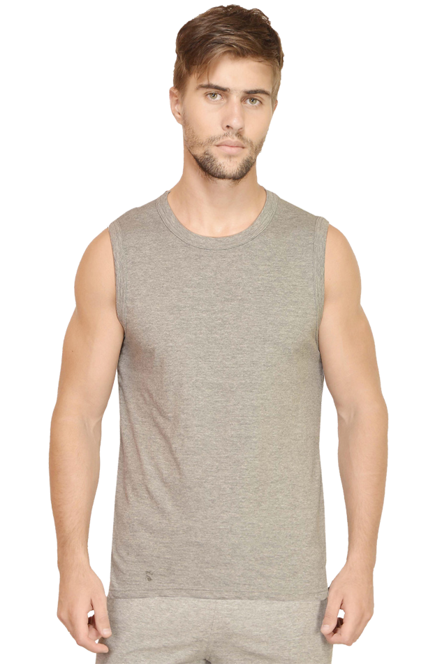 GREY GYM VEST