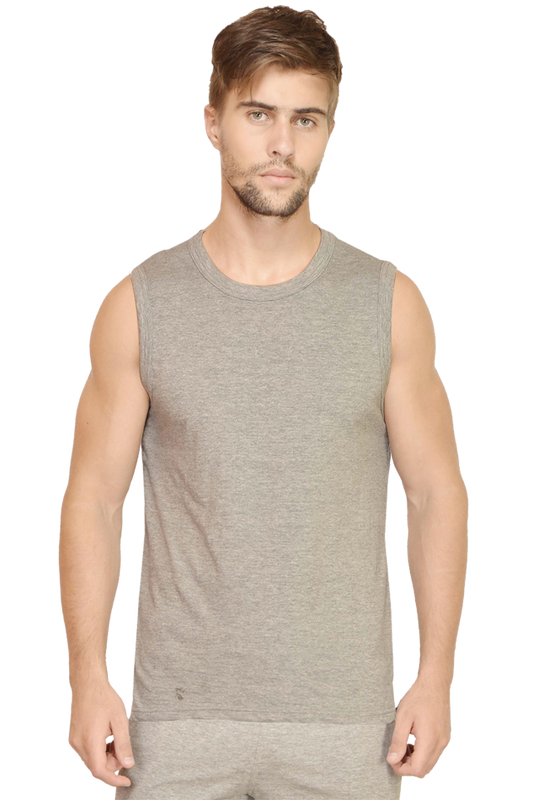 GREY GYM VEST