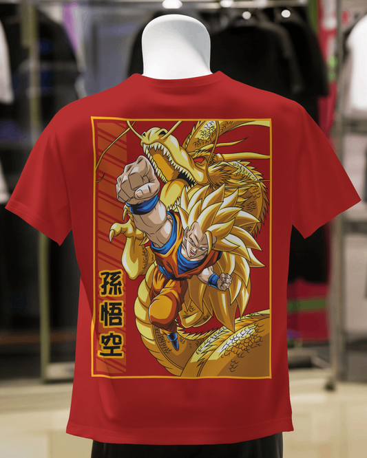 Goku's Dragon Ascension Oversized Tee