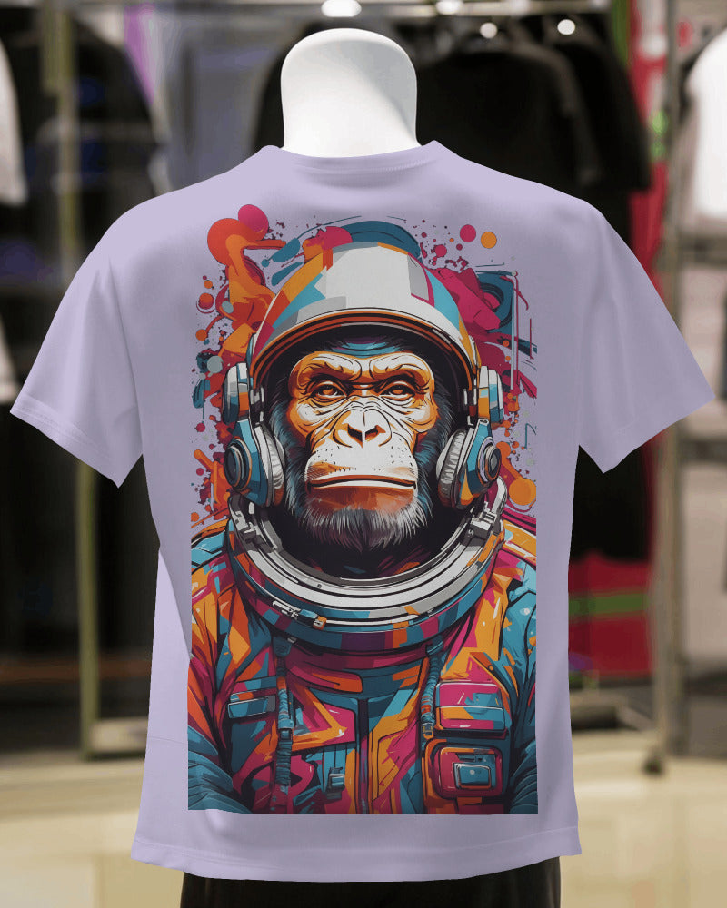 Cosmic Beats Monkey Oversized Tee