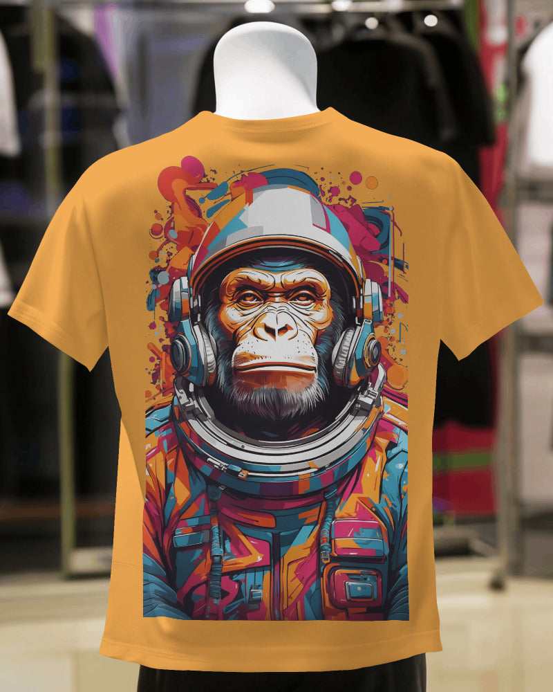 Cosmic Beats Monkey Oversized Tee