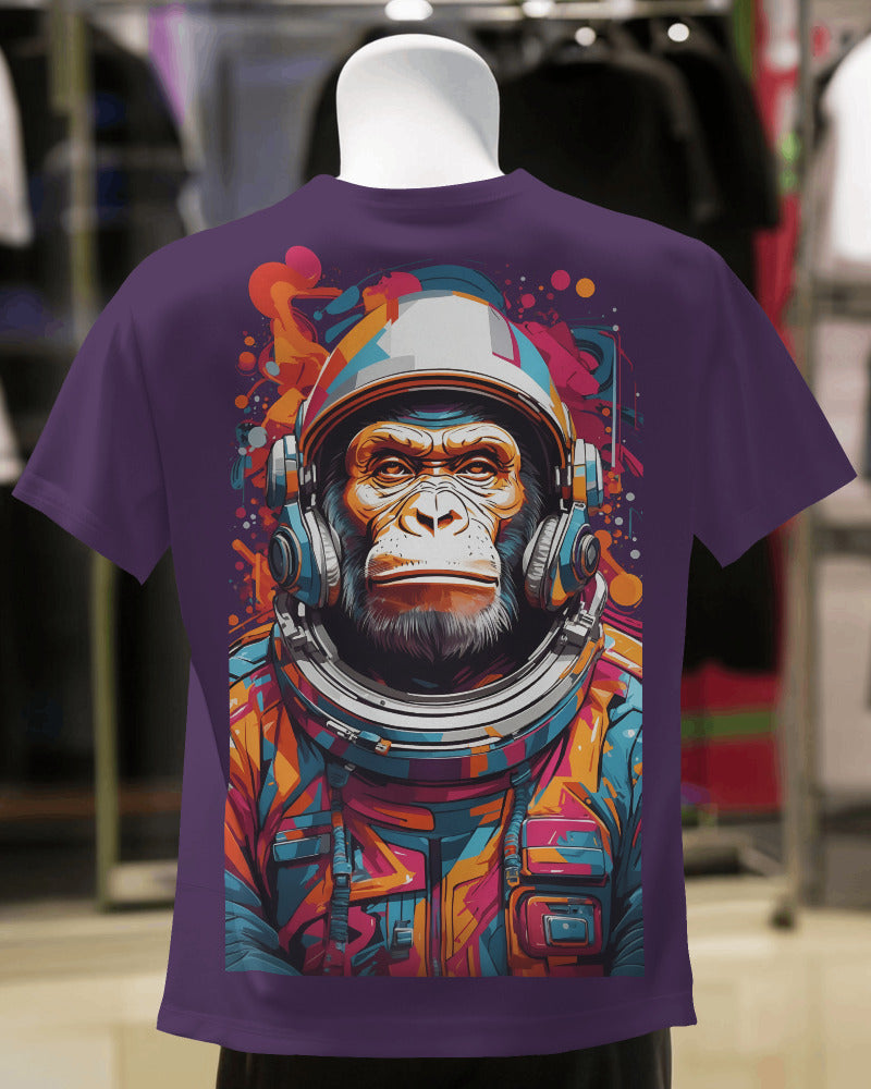 Cosmic Beats Monkey Oversized Tee