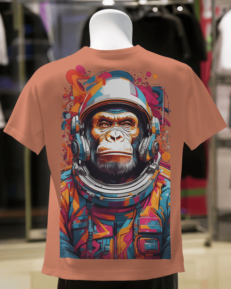 Cosmic Beats Monkey Oversized Tee