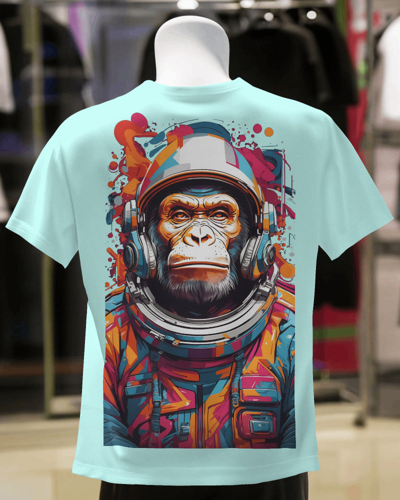 Cosmic Beats Monkey Oversized Tee