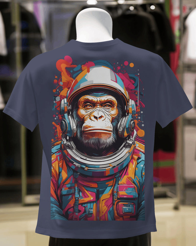 Cosmic Beats Monkey Oversized Tee