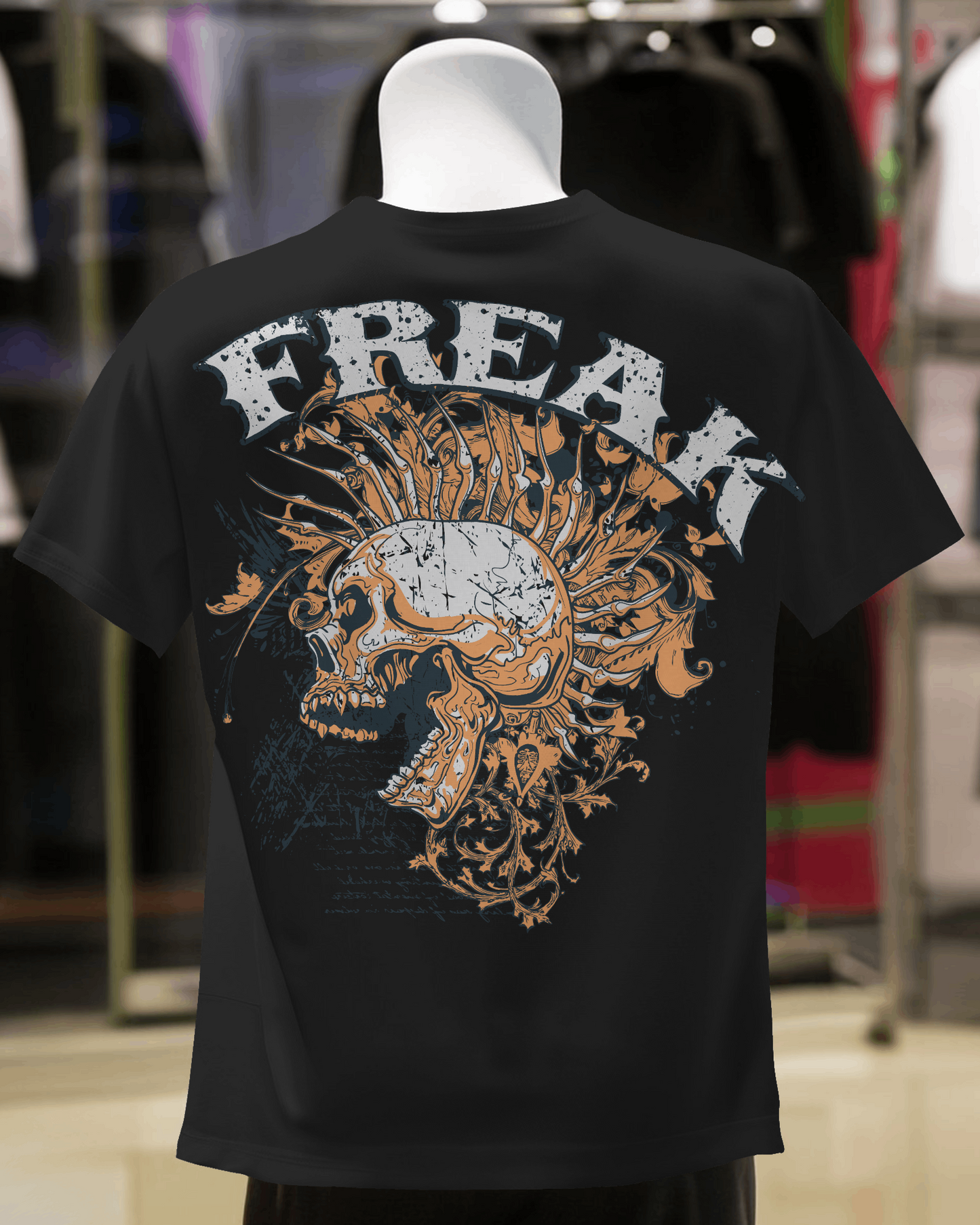 Freakish Skull Revelation Oversized Tee