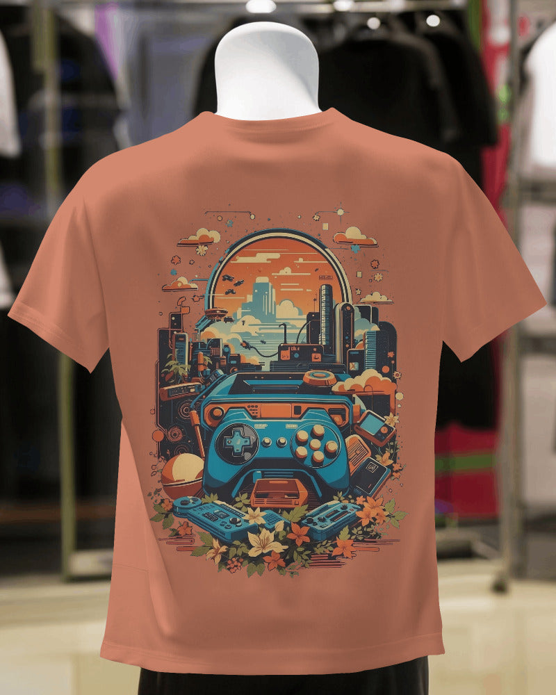 Cityscape Gamer Haven Oversized Tee