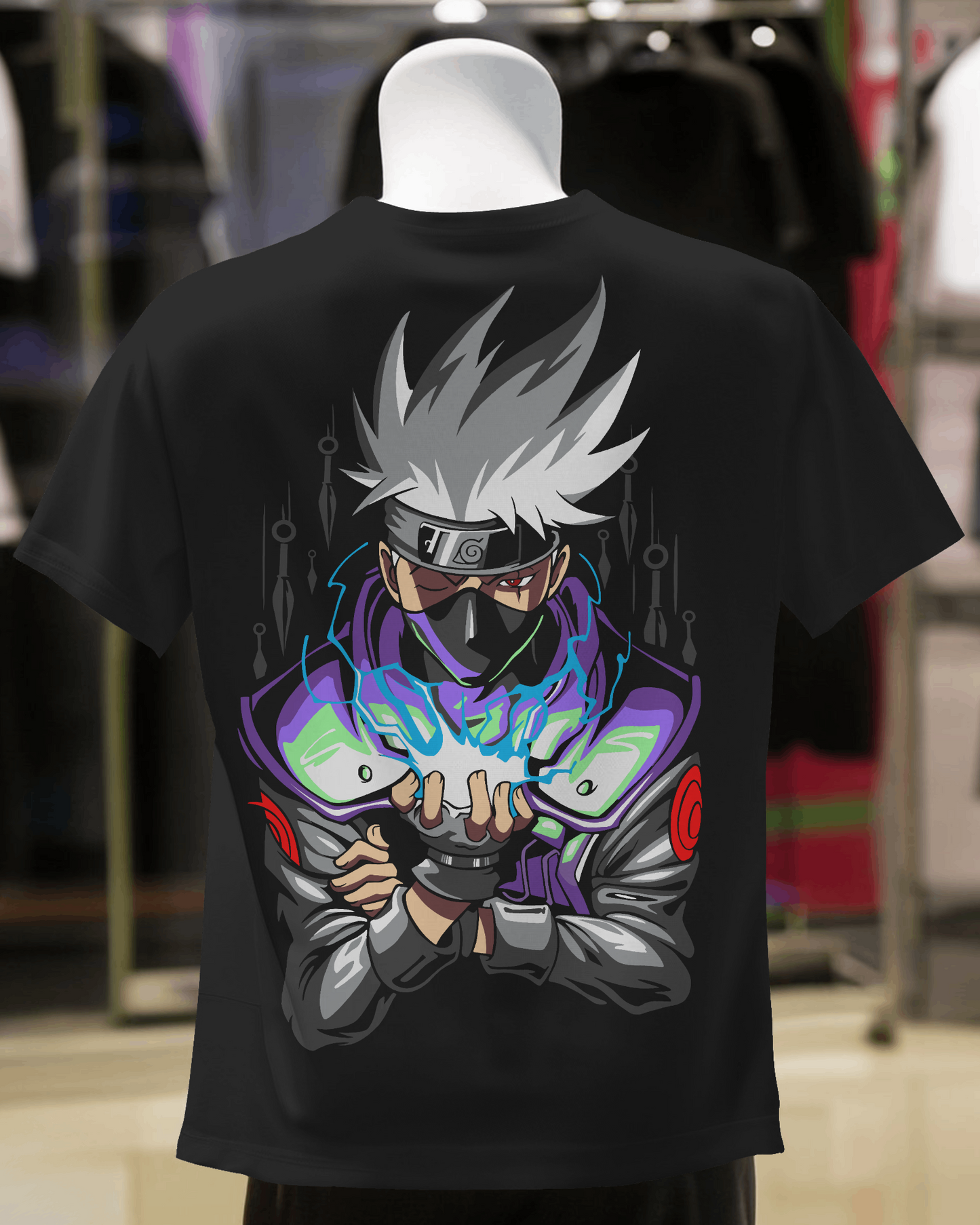 Kakashi's Lightning Embrace Oversized Tee