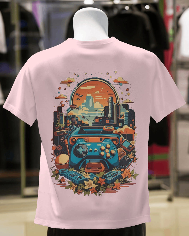 Cityscape Gamer Haven Oversized Tee