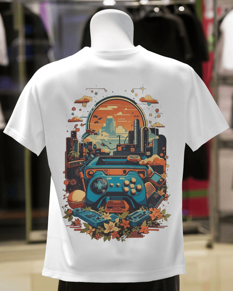 Cityscape Gamer Haven Oversized Tee