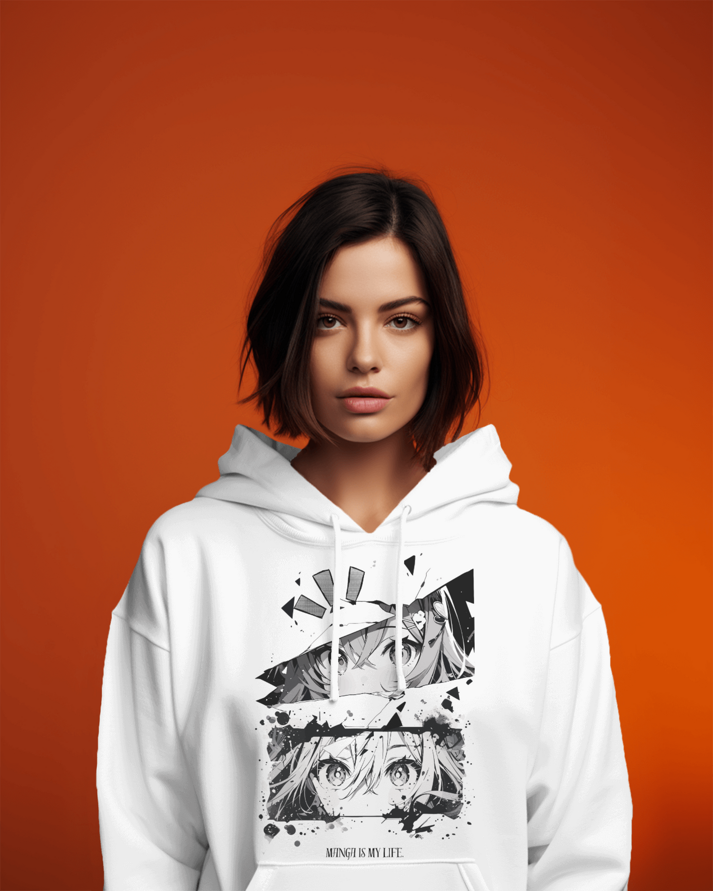 Dual Gaze Anime Vision Hoodie