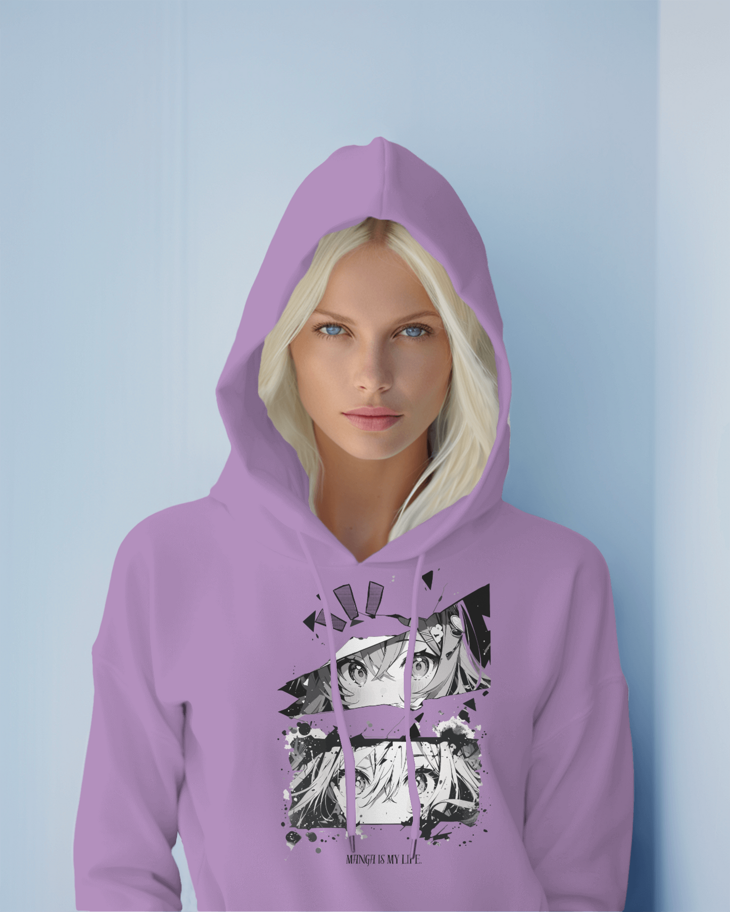 Dual Gaze Anime Vision Hoodie