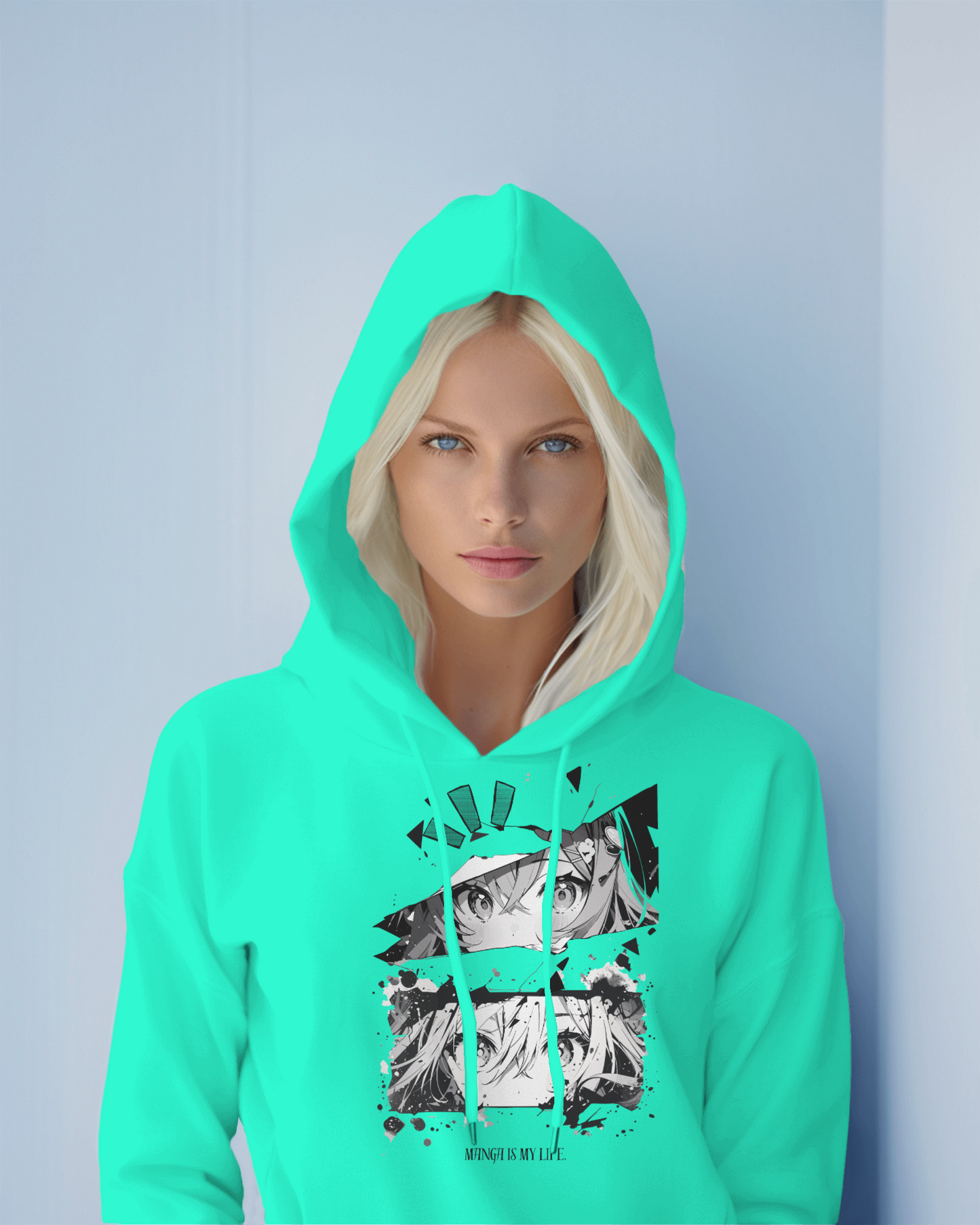 Dual Gaze Anime Vision Hoodie