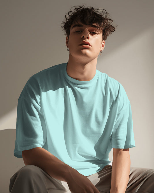 MINT - 240 GSM COTTON PLAIN TSHIRT