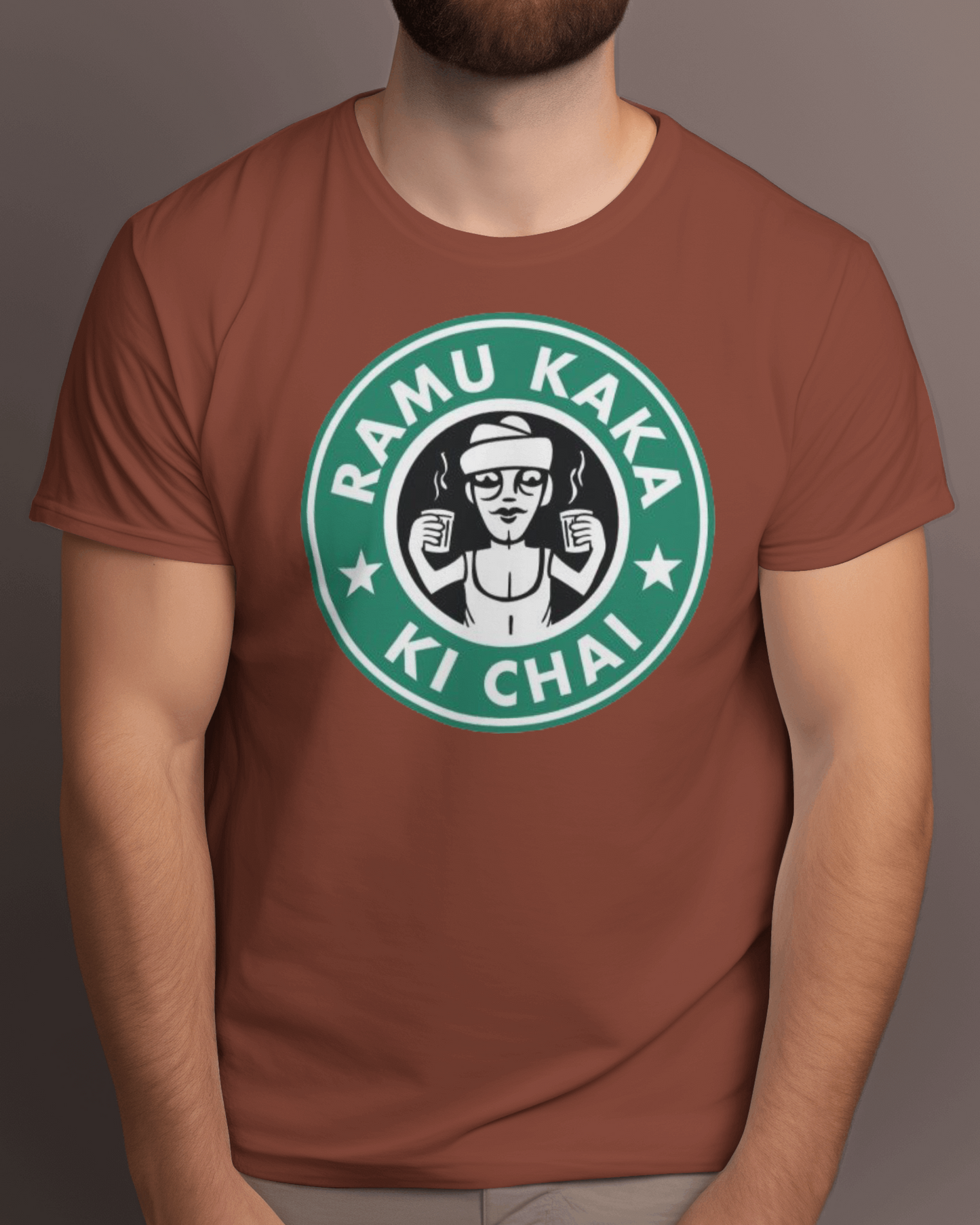 ChaiBucks Tee: Ramu Kaka Edition