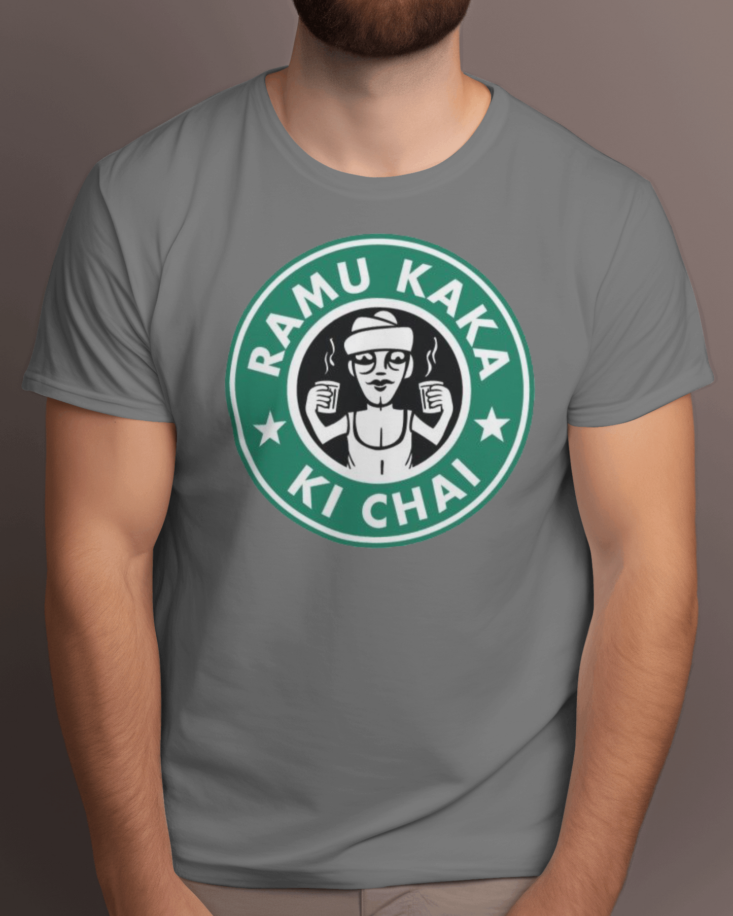 ChaiBucks Tee: Ramu Kaka Edition