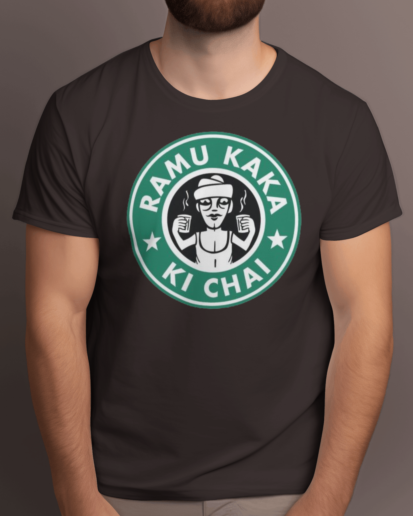 ChaiBucks Tee: Ramu Kaka Edition