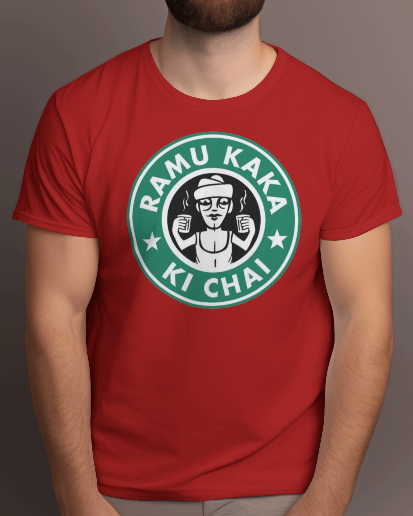 ChaiBucks Tee: Ramu Kaka Edition