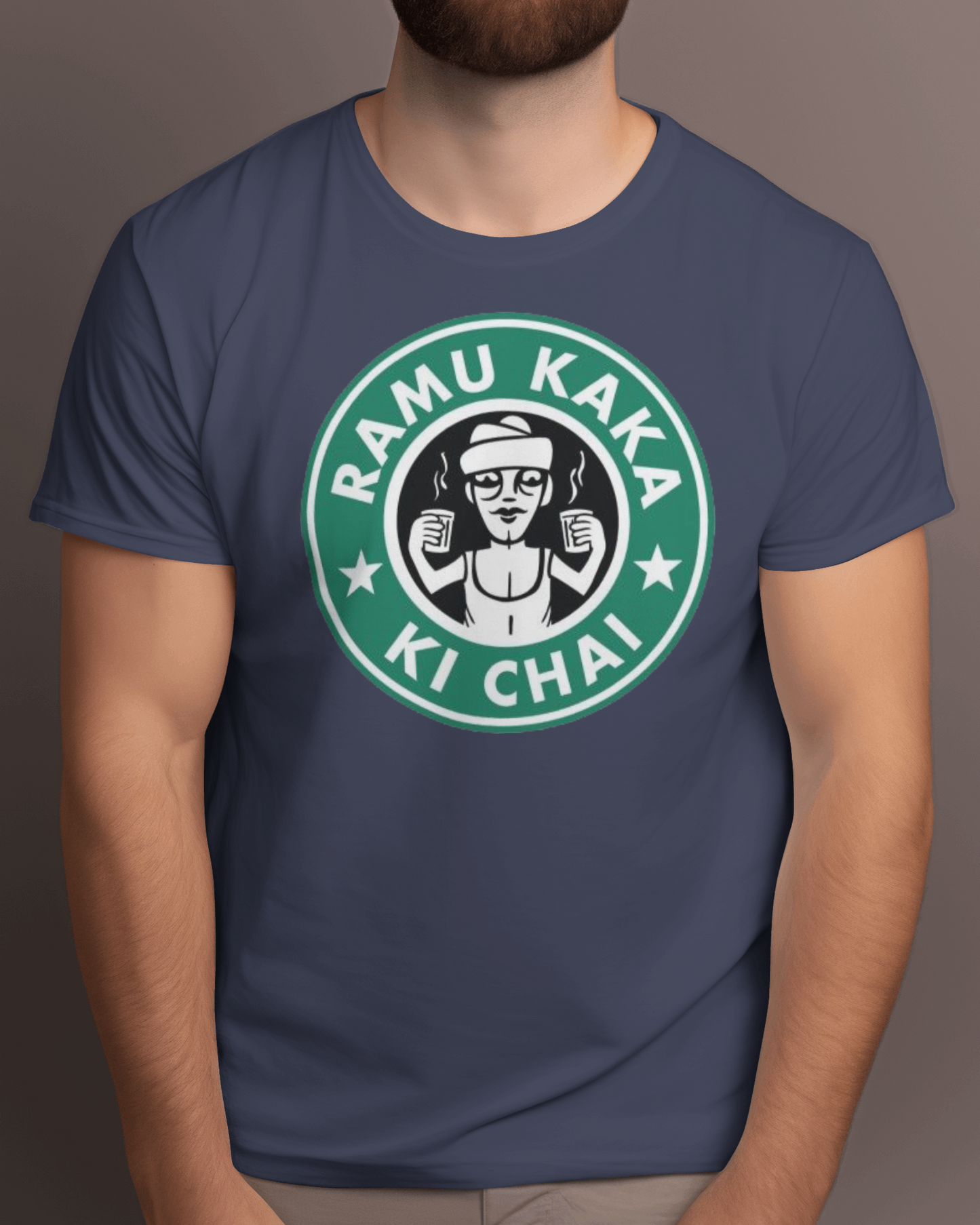 ChaiBucks Tee: Ramu Kaka Edition