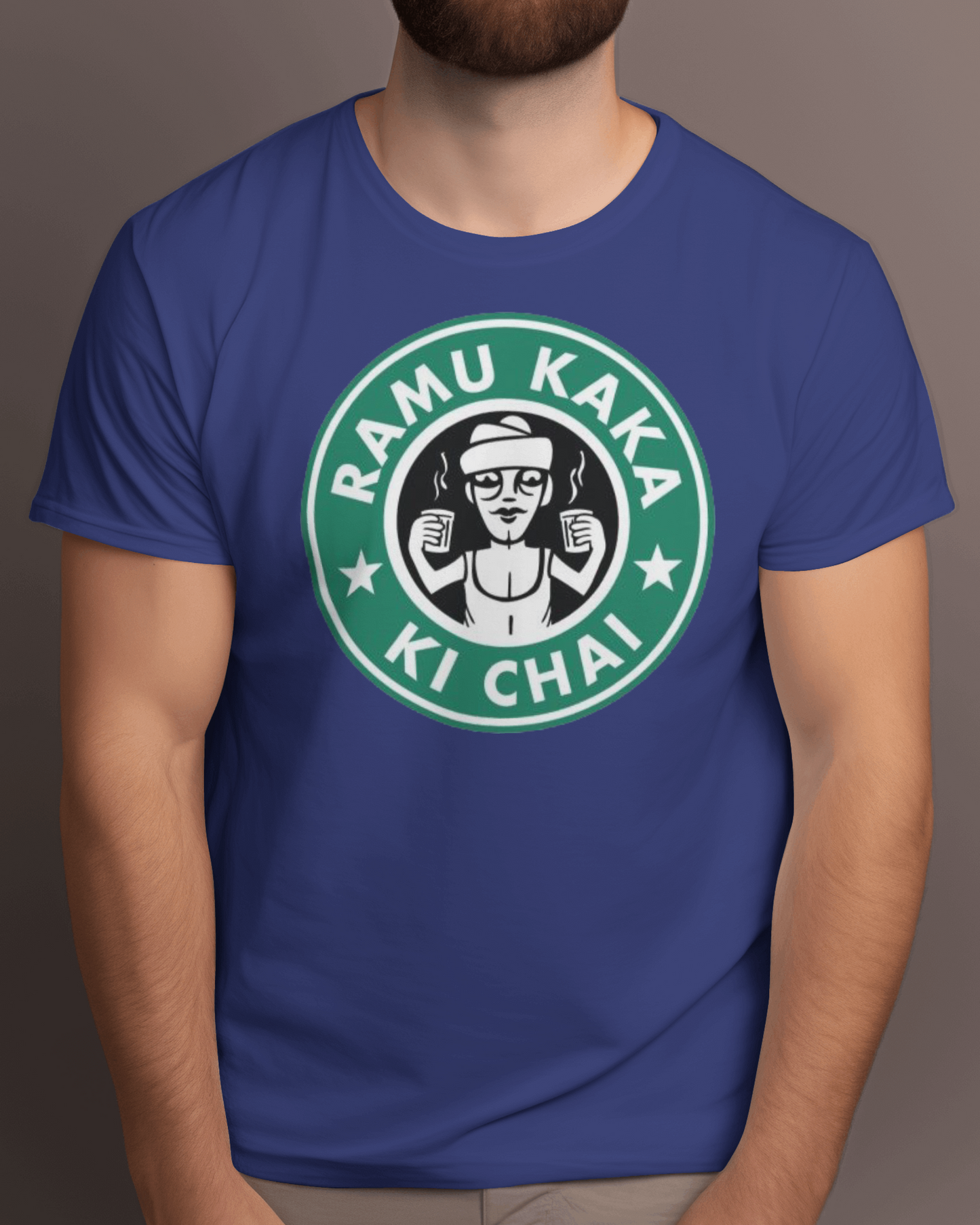 ChaiBucks Tee: Ramu Kaka Edition