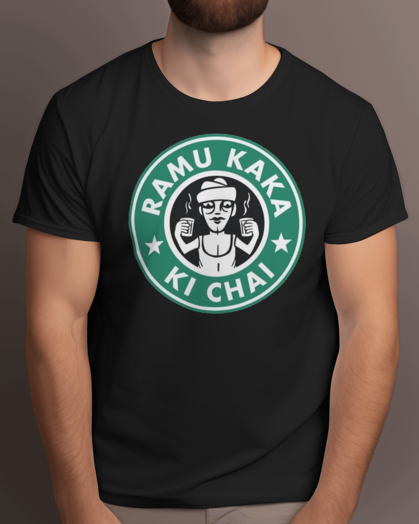 ChaiBucks Tee: Ramu Kaka Edition