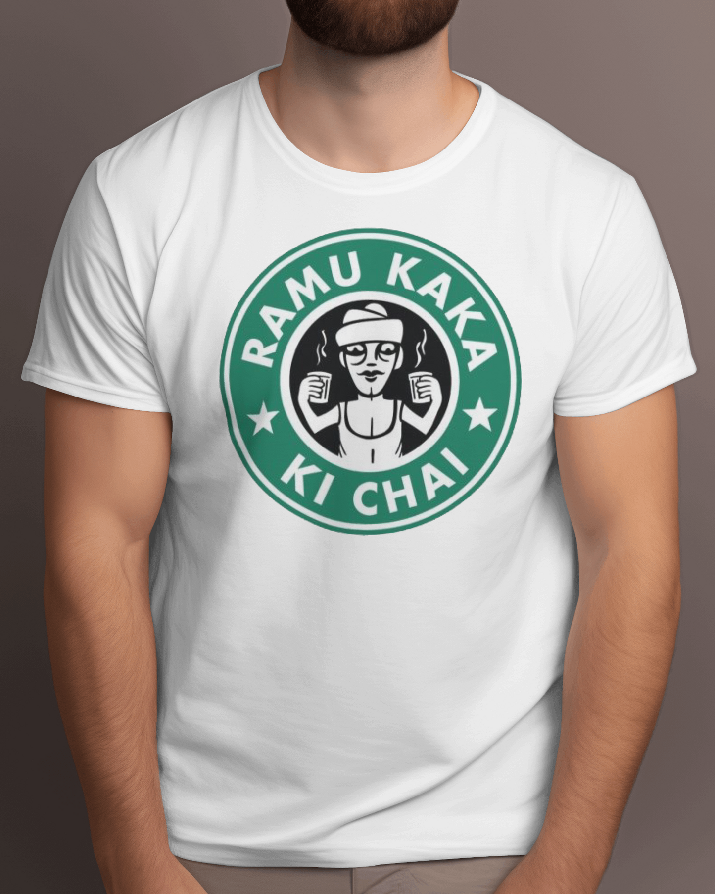 ChaiBucks Tee: Ramu Kaka Edition