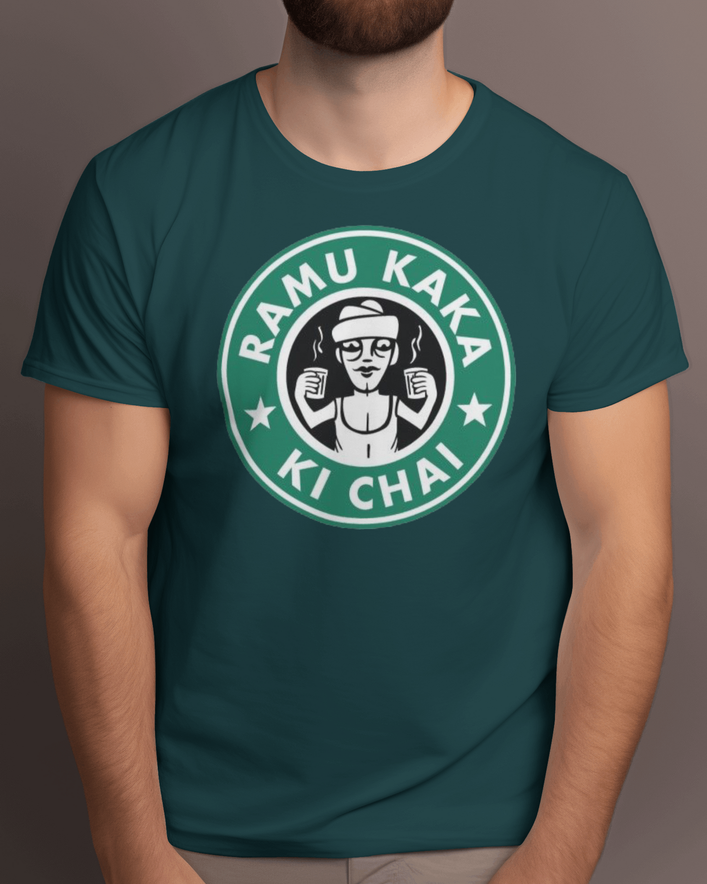 ChaiBucks Tee: Ramu Kaka Edition