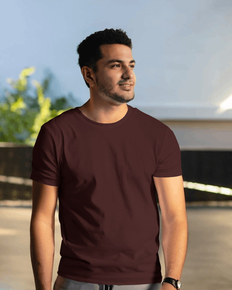 MAROON UNISEX TSHIRT