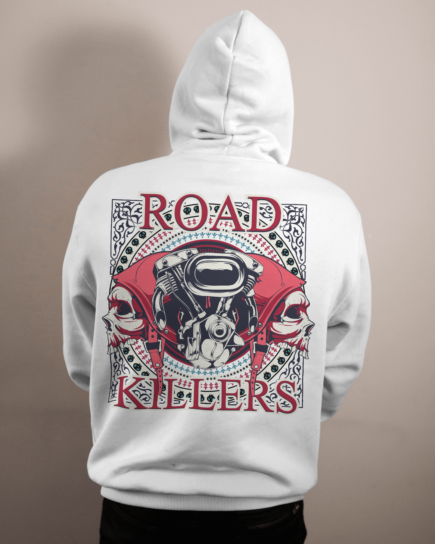 Road Reaper Skull Hoodie