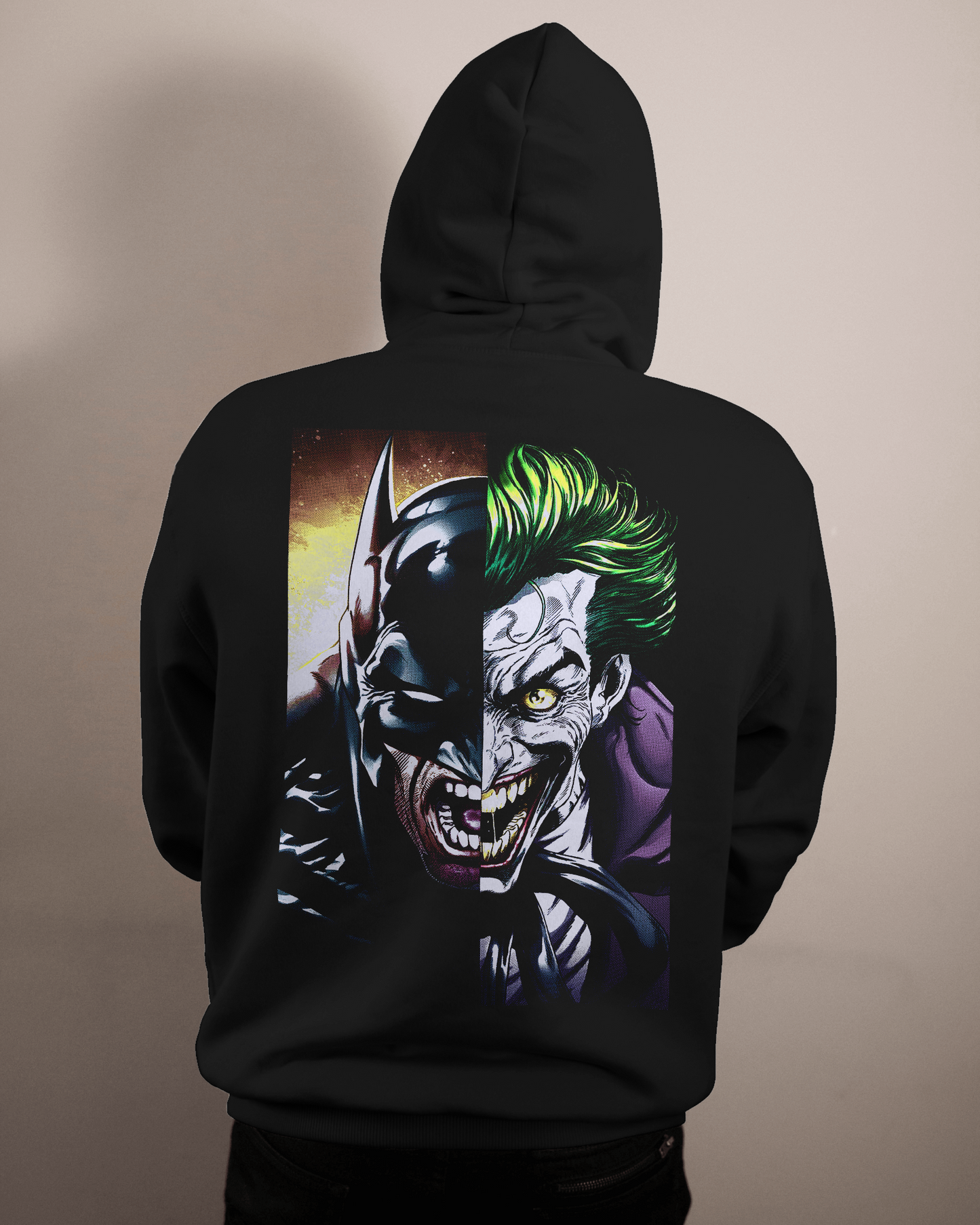 Dual Shout: Bat vs. Joker Hoodie