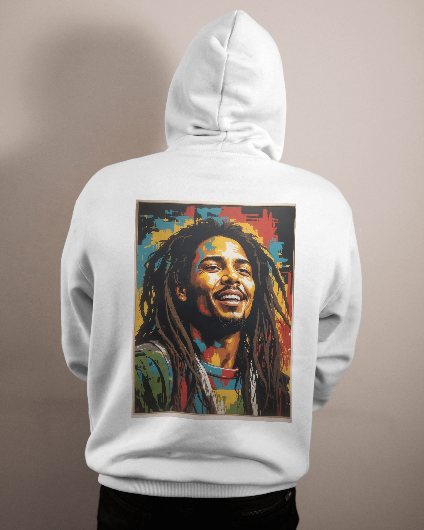 Vibrant Harmony Bob Marley Hoodie