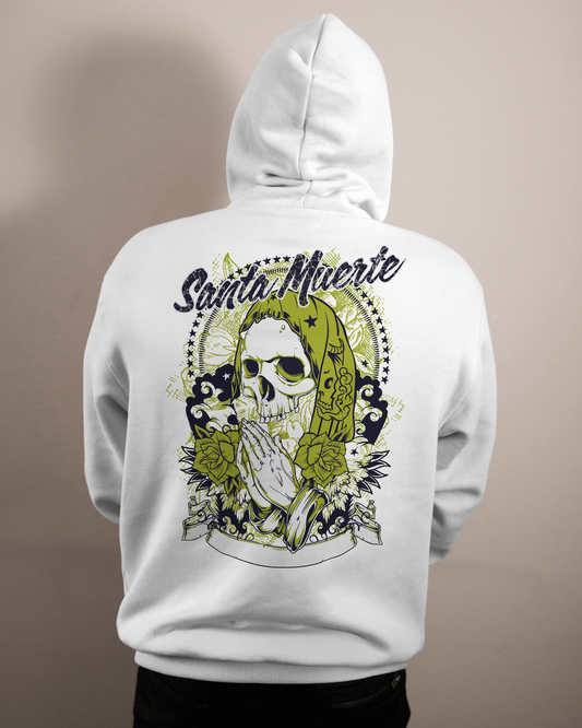 Santa Muerte Namaste Skull - Hoodie