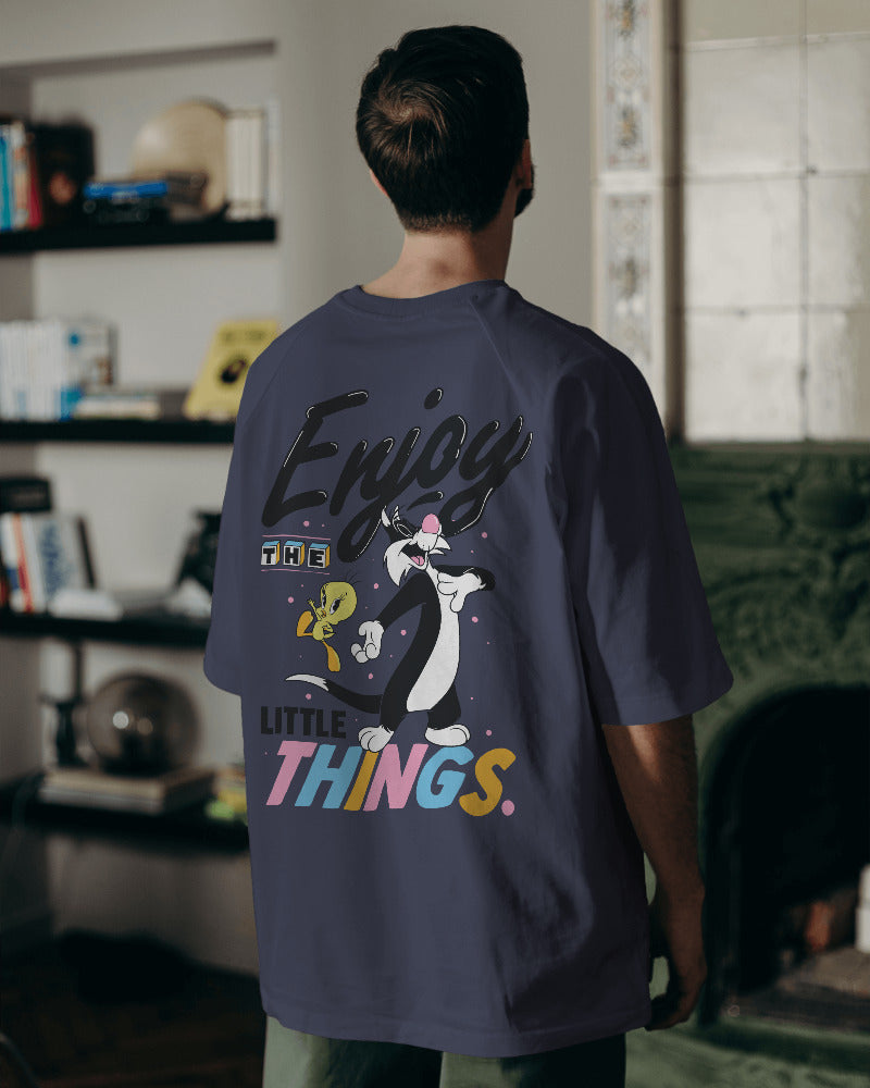 ENJOY LITTLE THINGS STANDARD OVERSIZED TEE