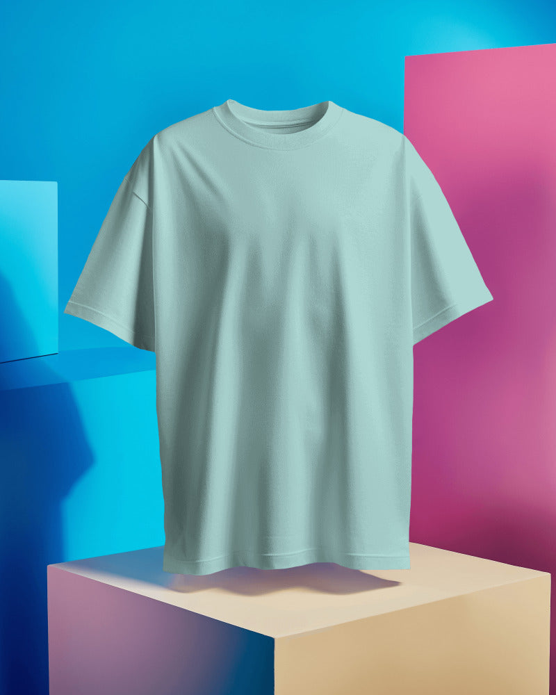 MINT - 240 GSM COTTON PLAIN TSHIRT