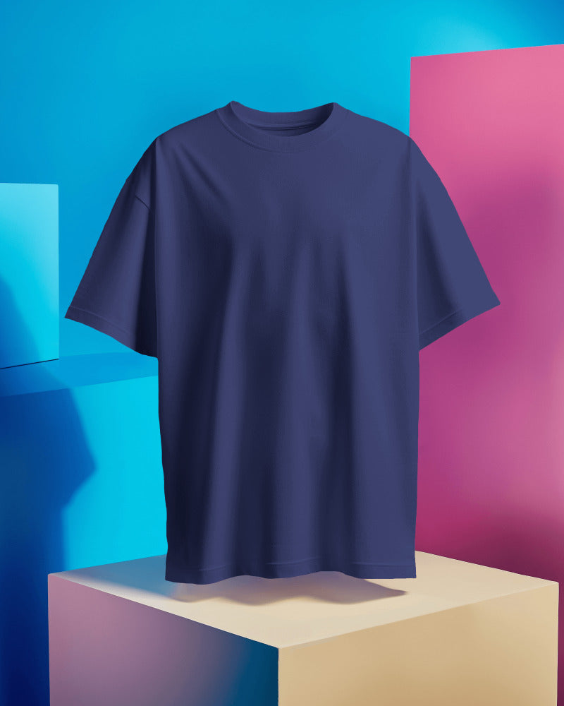 ROYAL BLUE - 240 GSM COTTON PLAIN TSHIRT