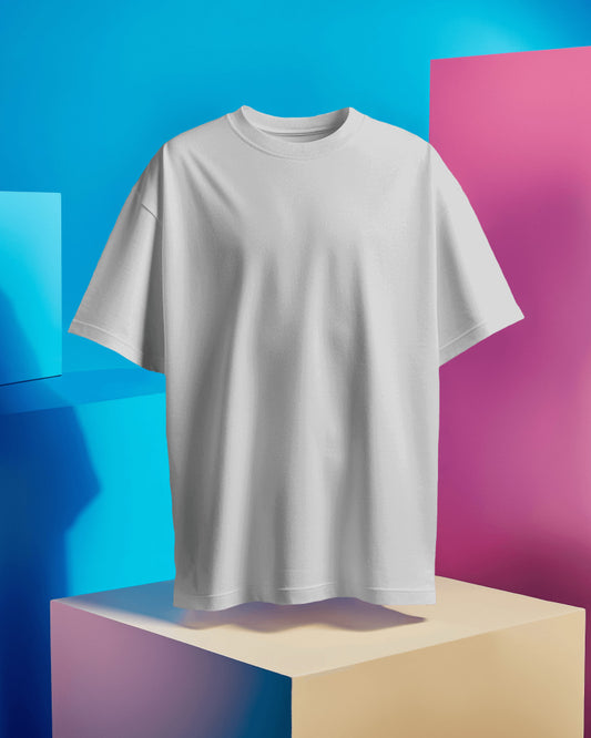 WHITE - 180 GSM COTTON PLAIN TSHIRT