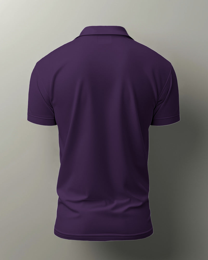 PURPLE POLO T-SHIRT