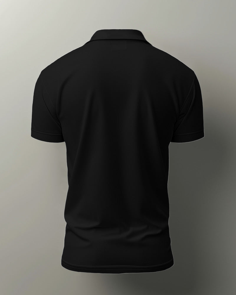 BLACK  POLO T-SHIRT