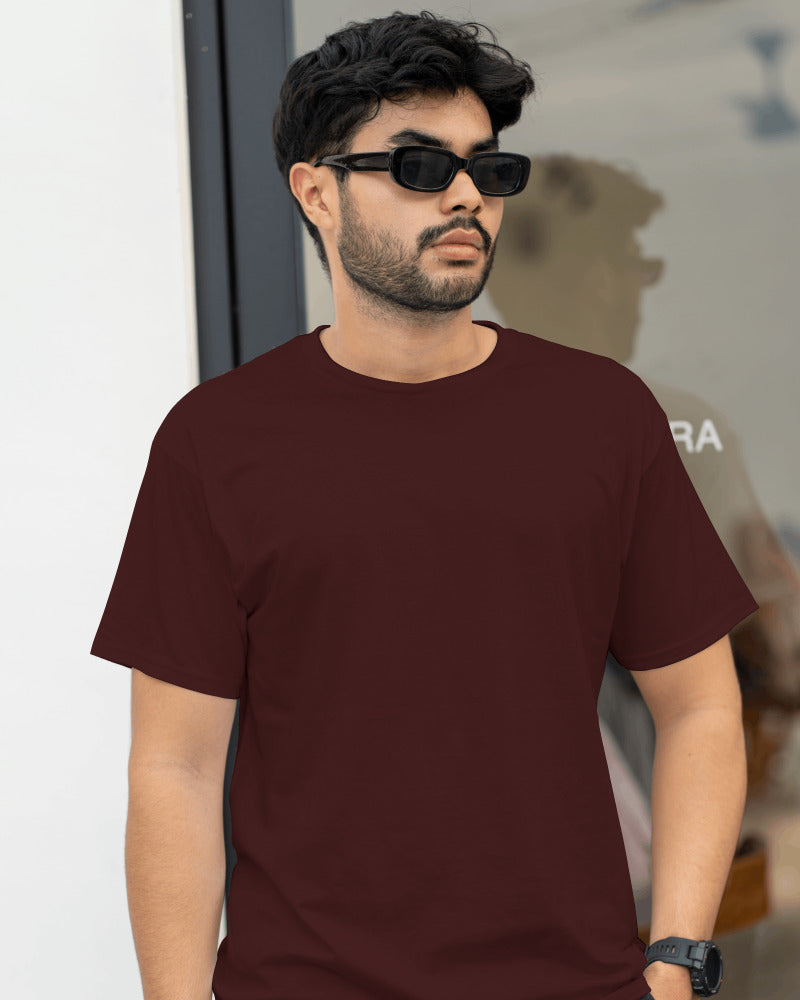 MAROON UNISEX TSHIRT