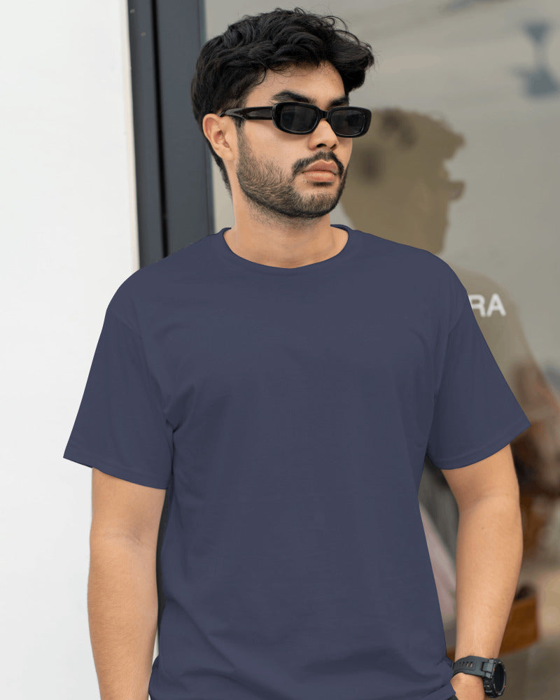 NAVY BLUE UNISEX TSHIRT